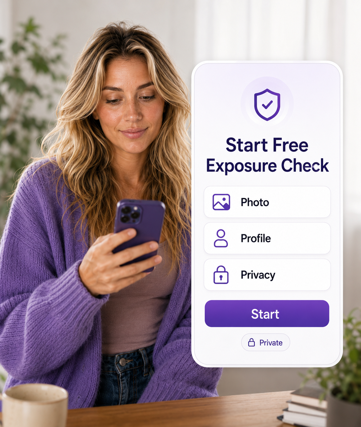 Free Exposure Check visual concept