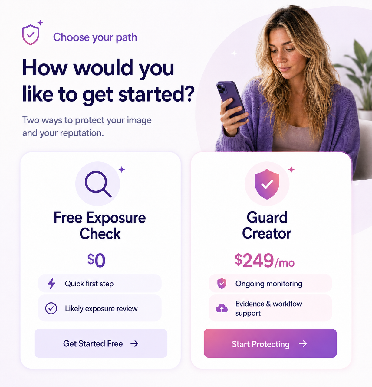 Feature visual